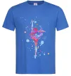 Мужская футболка Гімнастика бризки Ярко-синий фото