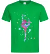 Мужская футболка Гімнастика бризки Зеленый фото