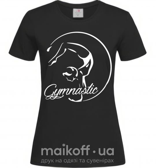 Женская футболка Gymnastic Черный фото
