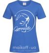 Жіноча футболка Gymnastic Яскраво-синій фото