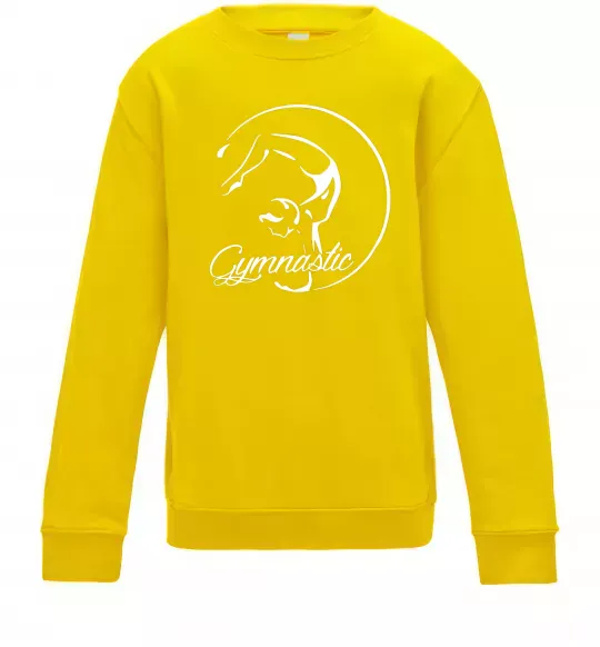 Детский Свитшот Gymnastic Солнечно желтый фото
