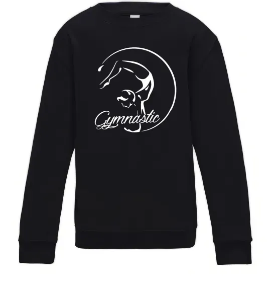 Детский Свитшот Gymnastic Черный фото