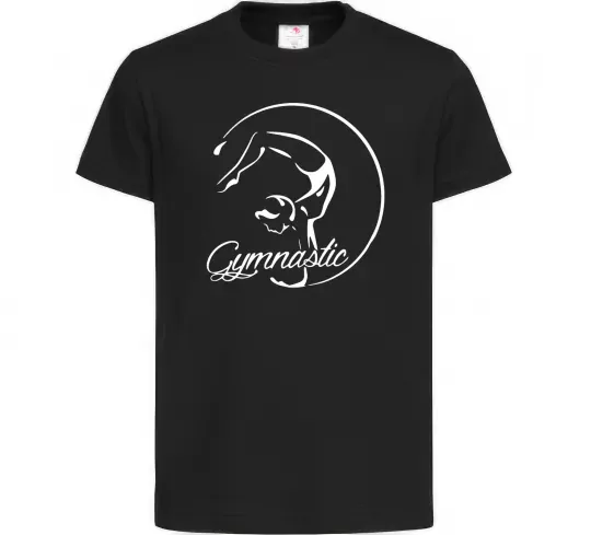 Дитяча футболка Gymnastic Чорний фото