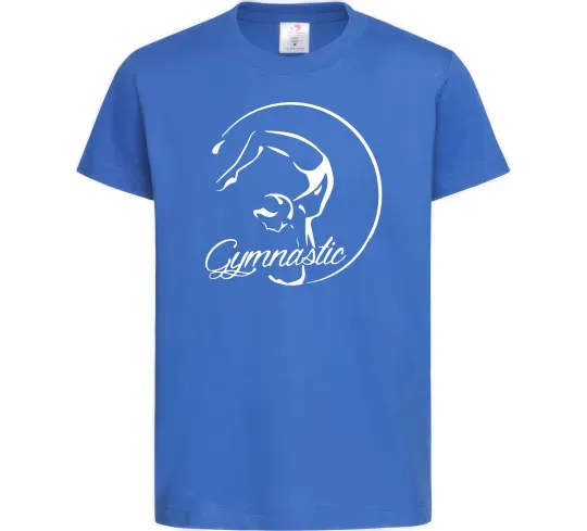 Дитяча футболка Gymnastic Яскраво-синій фото