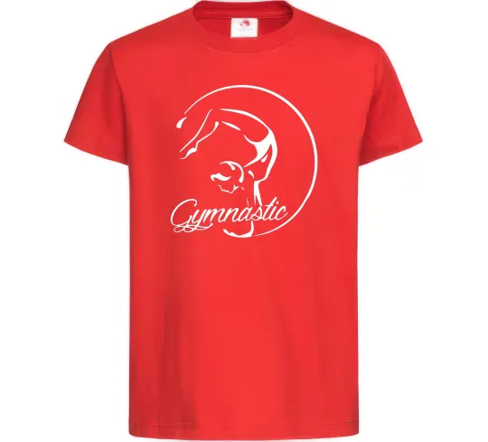 Дитяча футболка Gymnastic Червоний фото