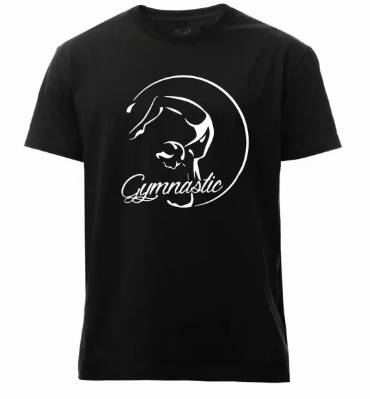 Чоловіча преміум футболка Gymnastic Чорний фото