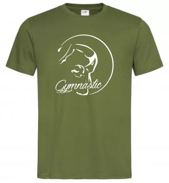Мужская футболка Gymnastic Оливковый фото