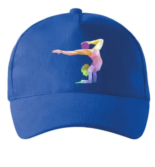 Кепка Гімнастка геометрія Яскраво-синій фото