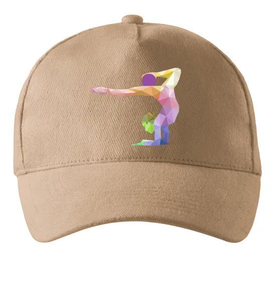 Кепка Гімнастка геометрія Пісочний фото