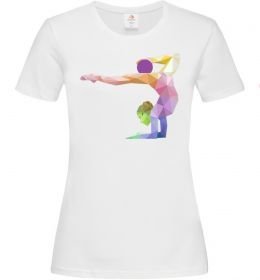 Женская футболка Гімнастка геометрія