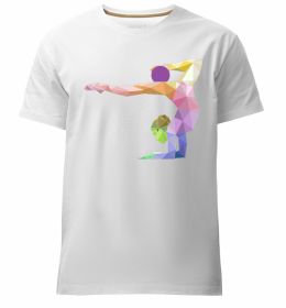 Мужская премиум футболка Гімнастка геометрія