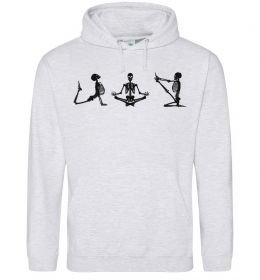 Жіноча толстовка (худі) Йога скелети