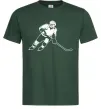 Мужская футболка Хокеїст Темно-зеленый Мужская футболка Хокеїст Темно-зеленый фото