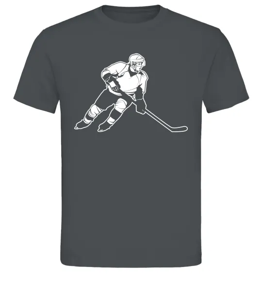 Мужская футболка Хокеїст Графит фото