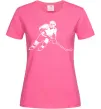 Жіноча футболка Хокеїст Яскраво-рожевий Жіноча футболка Хокеїст Яскраво-рожевий фото