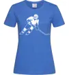 Жіноча футболка Хокеїст Яскраво-синій Жіноча футболка Хокеїст Яскраво-синій фото