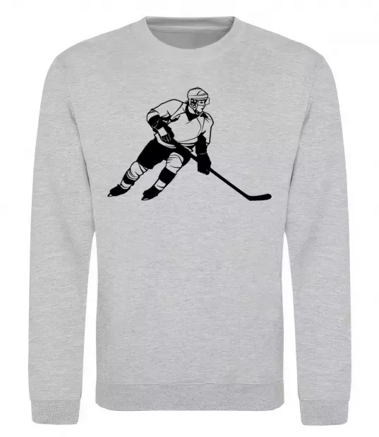Свитшот Хокеїст Серый меланж фото