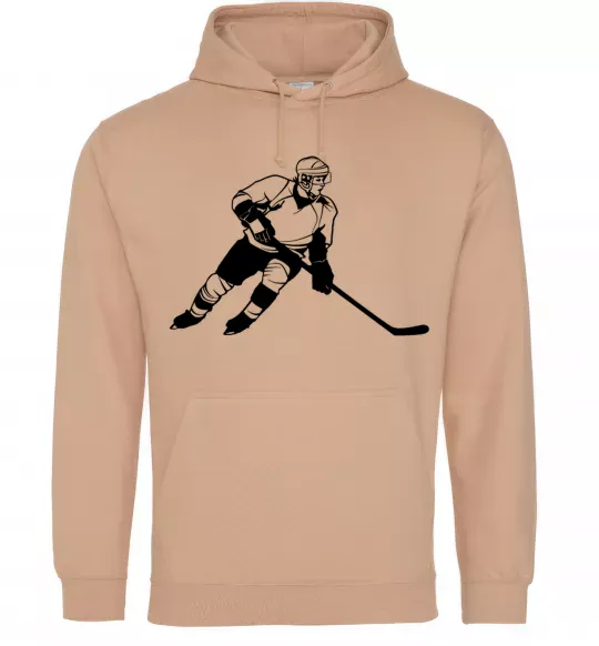 Женская толстовка (худи) Хокеїст Песочный фото