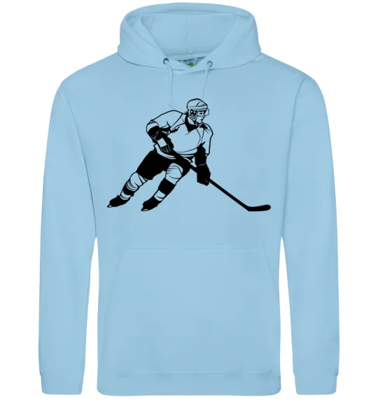 Женская толстовка (худи) Хокеїст Голубой фото