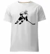 Чоловіча преміум футболка Хокеїст Білий фото