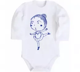 Детский боди Гімнастка Белый фото