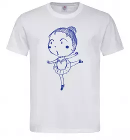 Мужская футболка Гімнастка Белый фото