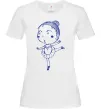 Женская футболка Гімнастка Белый Женская футболка Гімнастка Белый фото