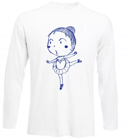 Лонгслів Гімнастка Білий фото