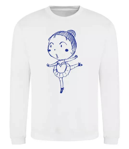 Свитшот Гімнастка Белый фото