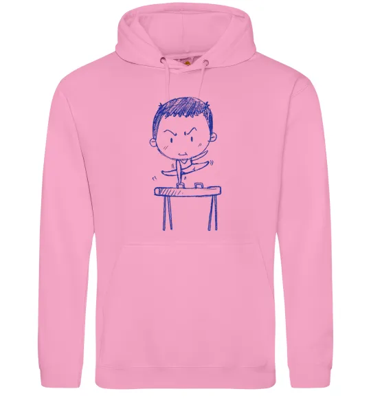 Женская толстовка (худи) Гімнаст Розовый фото