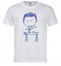 Мужская футболка Гімнаст Белый фото