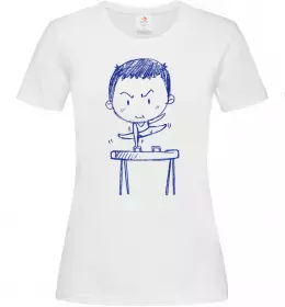 Жіноча футболка Гімнаст Білий фото