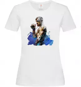 Женская футболка Конор Макгрегор Белый фото