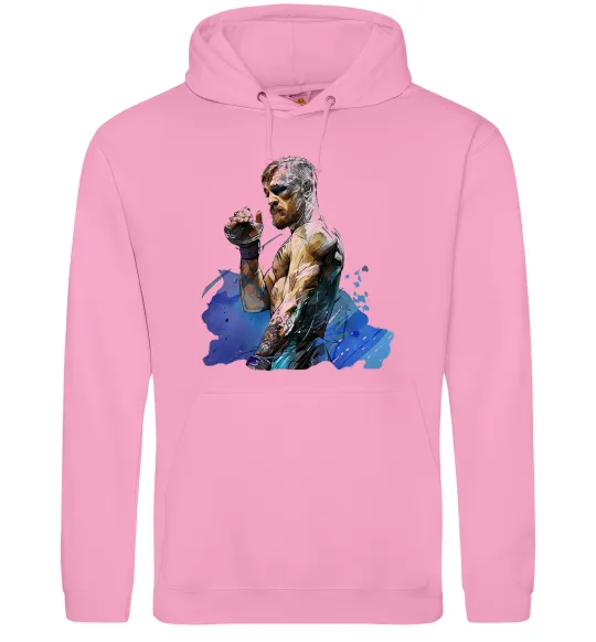 Мужская толстовка (худи) Конор Макгрегор Розовый фото