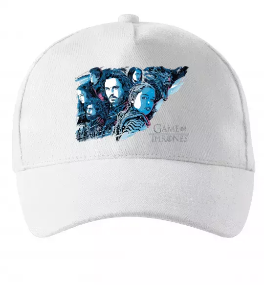 Кепка Game of thrones full colours Білий фото