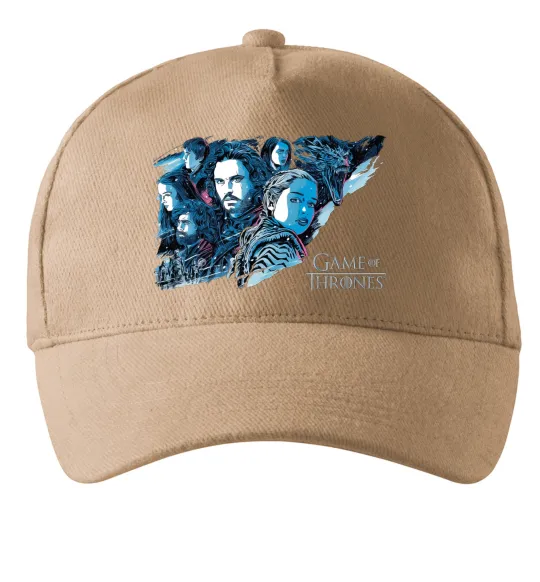 Кепка Game of thrones full colours Пісочний фото