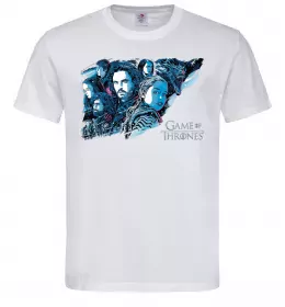 Чоловіча футболка Game of thrones full colours Білий фото