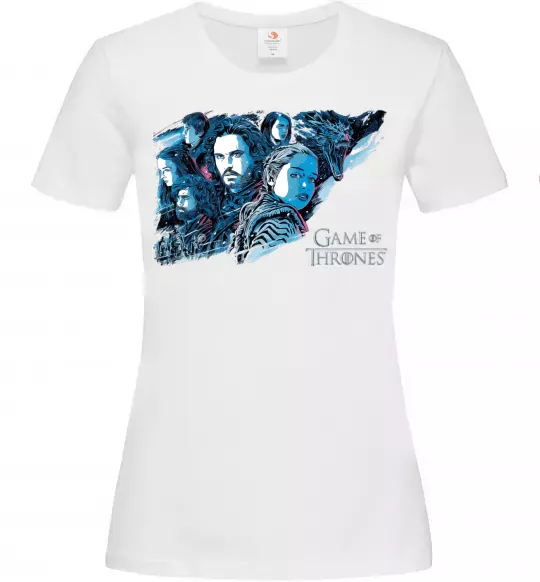 Жіноча футболка Game of thrones full colours Білий фото