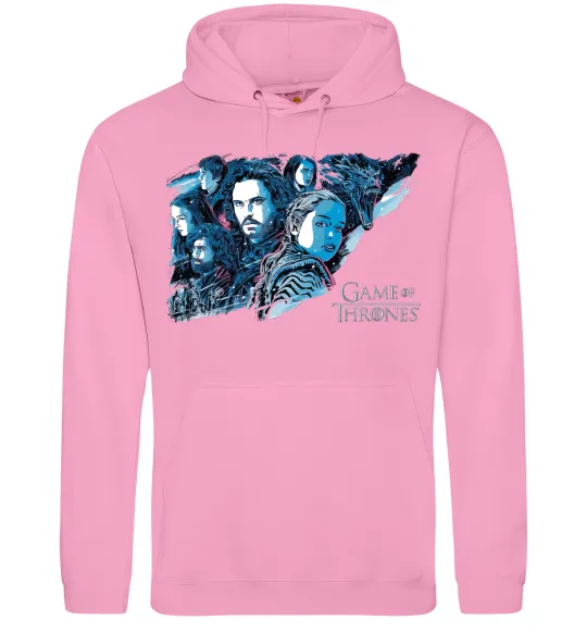 Чоловіча толстовка (худі) Game of thrones full colours Рожевий фото
