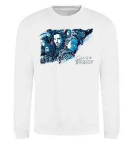 Свитшот Game of thrones full colours Белый фото