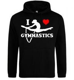 Чоловіча толстовка (худі) I love gymnastic