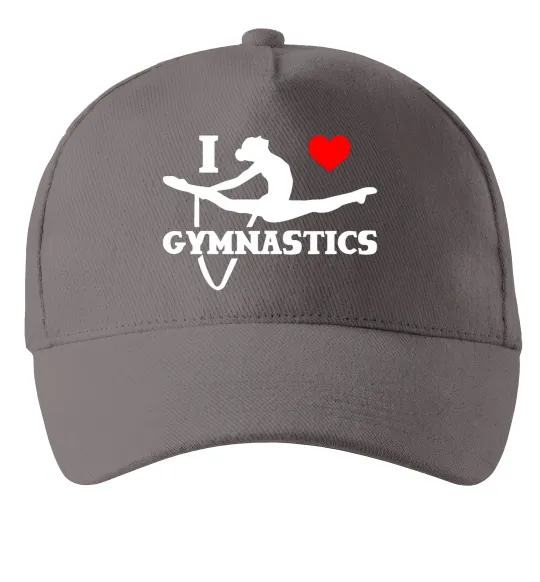 Кепка I love gymnastic Сірий фото
