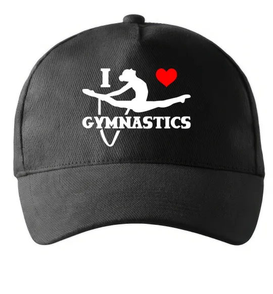 Кепка I love gymnastic Черный фото
