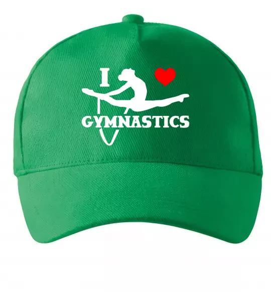Кепка I love gymnastic Зеленый фото