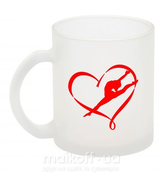 Чашка стеклянная Heart gymnastic Фроузен фото