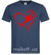 Чоловіча футболка Heart gymnastic Темно-синій фото