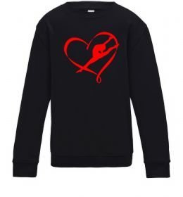 Дитячий світшот Heart gymnastic