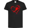 Дитяча футболка Heart gymnastic Чорний фото