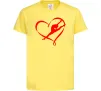 Дитяча футболка Heart gymnastic Лимонний фото