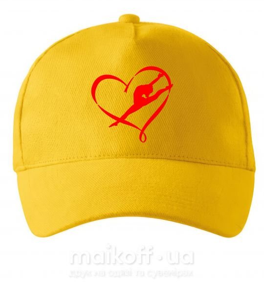 Кепка Heart gymnastic Солнечно желтый фото